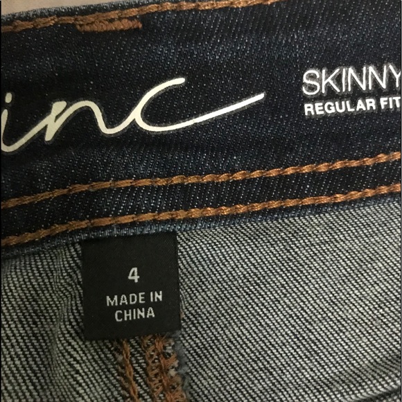 🔥NEW🔥 I.N.C. DISTRESSED BLUE JEANS - Picture 3 of 4